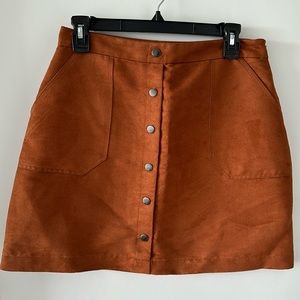 Twik tan mini skirt